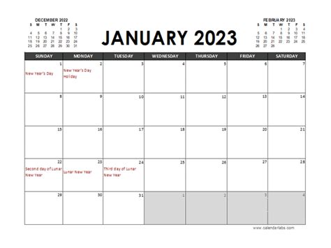 2023 Calendar Planner Hong Kong Excel Free Printable Templates
