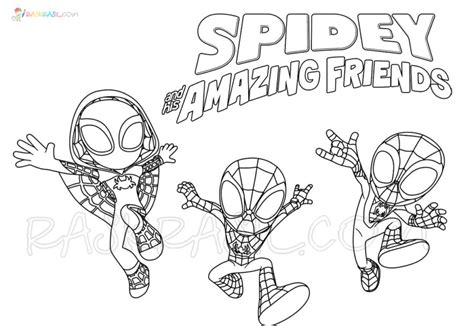 Spidey and His Amazing Friends Coloring Pages | Free Printable