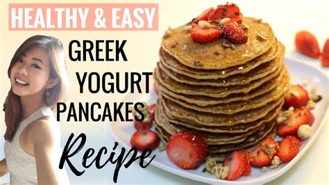 These fluffy greek yogurt pancakes aren't your standard pancakes. Healthy Greek Yogurt Pancakes Recipe for Breakfast | Easy ...