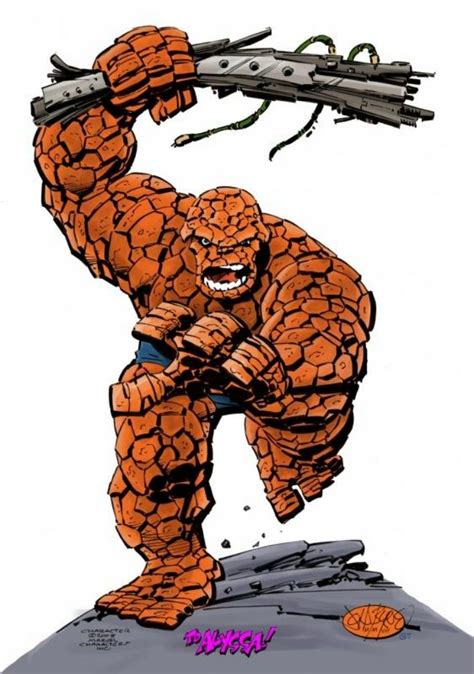 The thing fantastic four 11844 gifs. The Thing by John Byrne | Fantastic four comics