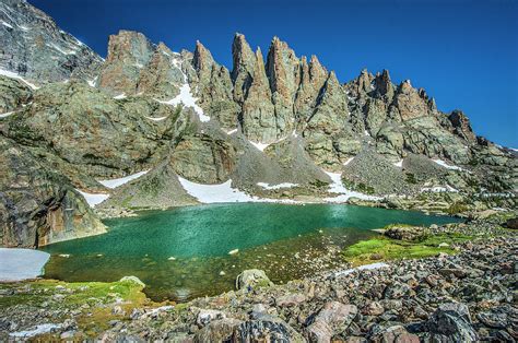 Sky Pond In Rocky Mountain National Park Photograph By The Hiking