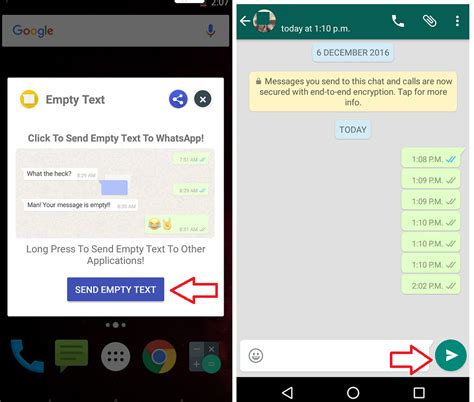 Learn New Things How To Send Blank Messages In Whatsapp