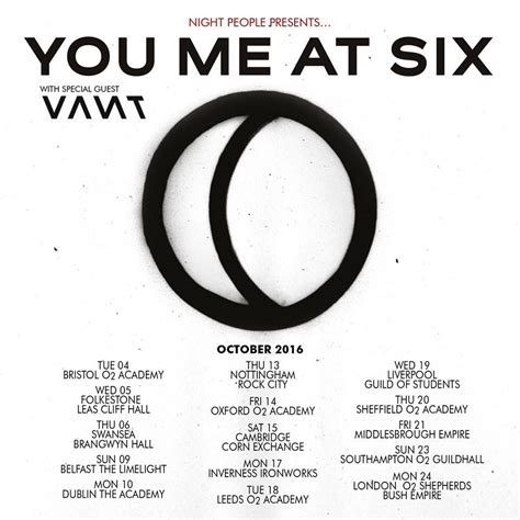 You Me At Six Announce Tour With Vant Highlight Magazine