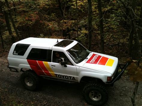 Loving The 1980s Toyota Racing Paint Scheme Done On This 4runner1stgen