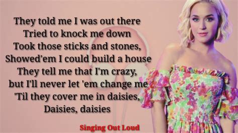 Daisies Katy Perry Lyrics New English Song Youtube