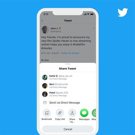 Twitter Rolls Out New Share Tweet Menu In Ios App Macrumors