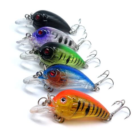 5pcslot Wobbler Fishing Lure 45cm4g Crankbaits Swimbait Crankbait