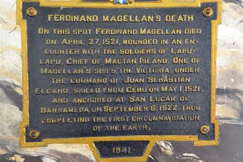 Ferdinand Magellans Death A Beautiful Cast Iron Plaque Ne Flickr