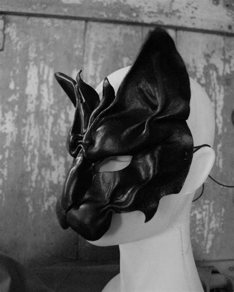 Black Cat Leather Mask By Midnightzodiac On Deviantart Leather Mask