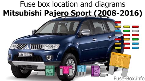 2000 mitsubishi montero fuse box diagram u2013 auto fuse box. 2001 Mitsubishi Montero Sport Engine Diagram / Mitsubishi Montero Sport Questions Need Factory ...
