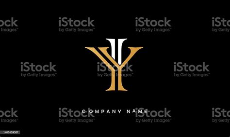 Yi Iy Alphabets Letters Logo Monogram Stock Illustration Download