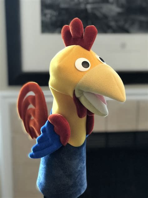 “little Genius” Red Rooster Baby Einstein Toys Custom Puppets Puppets