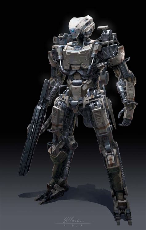 Bassman5911 Mechanize Infantry By Yang Yi Robot Concept Art Robot