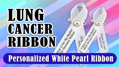 There are five fundamental asbestos infections including asbestos lung cancer that can create taking after presentation to asbestos strands. Lung Cancer Ribbon - White Cancer Ribbon Personalized ...