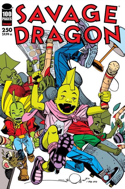 Check Out These Variant Covers For Savage Dragon 250
