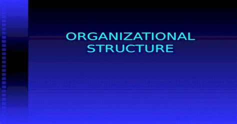 Class Organization Structure Ppt Powerpoint