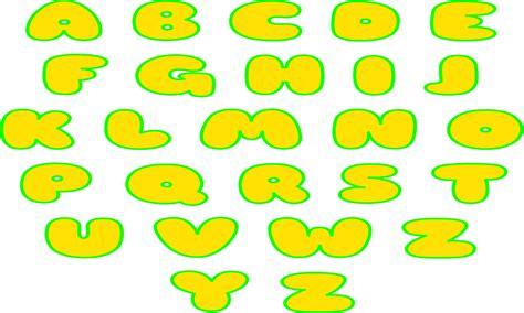 Bubble Letters Printable Nerdy Caterpillar