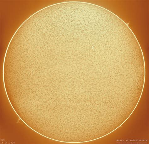 Sun This Morning In Hydrogen Alpha Astronomy