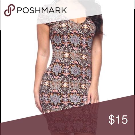 Plus Size Abstract Printed Dress Abstract Print Dress Print Dress