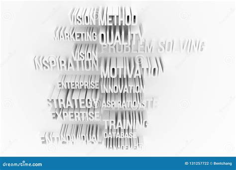 Business Related Keywords For Graphic Design Or Background Cgi