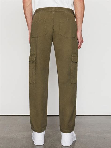 Frame Twill Cargo Trousers Rifle Green Green Mens Pants And Jeans