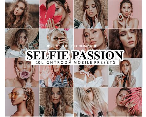 Mobile Lightroom Presets SELFIE PASSION Portrait Preset For Instagram