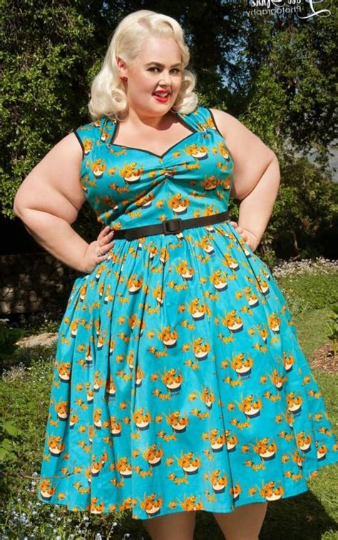 Pin Up Plus Size Dresses Pluslookeu Collection