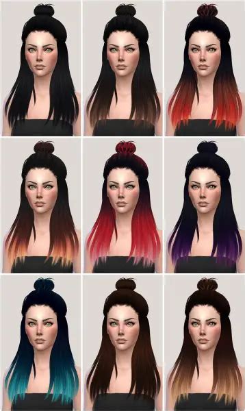 Salem2342 Sintiklia Hair16 Eliza Retextured Sims 4 Hairs