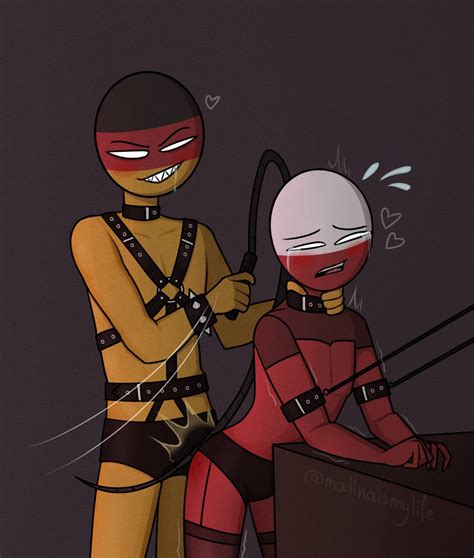 Rule 34 Ambiguous Penetration Bdsm Collar Countryhumans Gay Gay Domination Germany