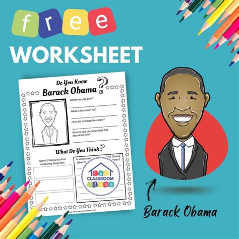 Free Barack Obama Worksheet Level Up Your Worksheets