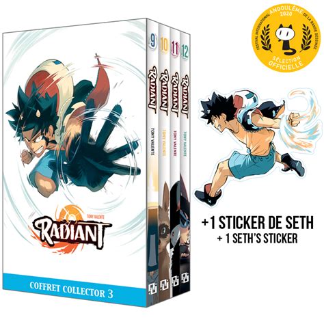 Radiant Volumes 9 To 12 Boxed Set Tony Valente Manga