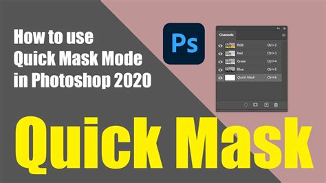 How To Use Quick Mask Mode In Photoshop The Imaging YouTube