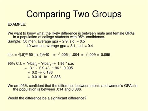 Ppt Comparing Two Groups Means Or Proportions Powerpoint