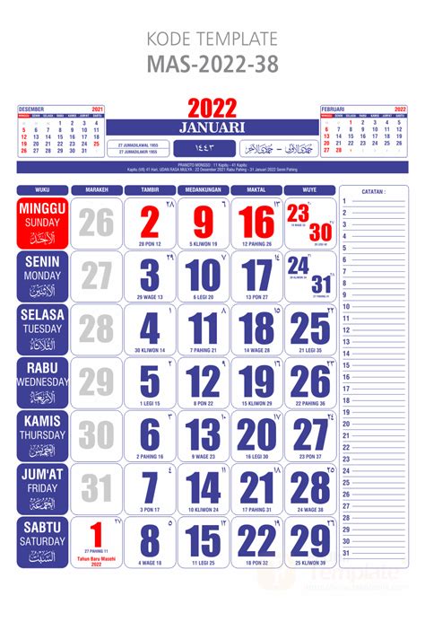 Kalender 2022 Cuti Bersama Kalender November