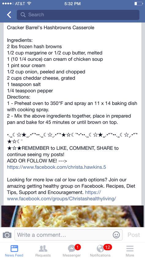 Heat the oven to 350°f. Joel loves this | Hash brown casserole, Cream of chicken ...