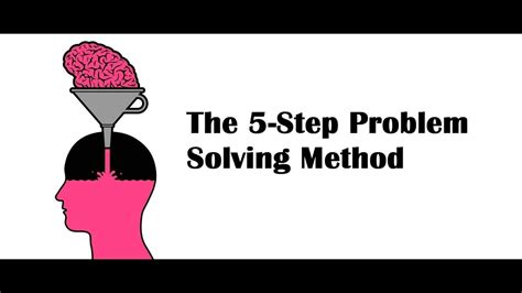 The 5 Step Problem Solving Method Youtube