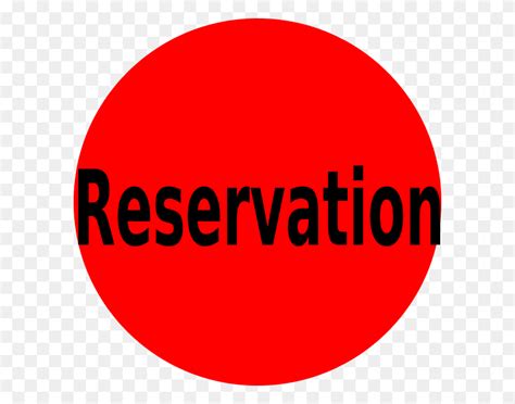 Reserve Clip Art Reservation Clipart Flyclipart
