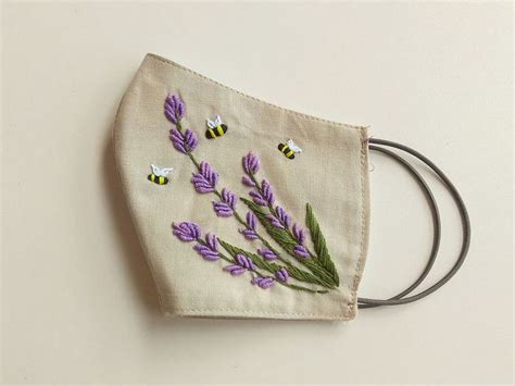 The link to the pdf will be at the end of the post. Embroidered face mask reusable, face cover, dirt ...