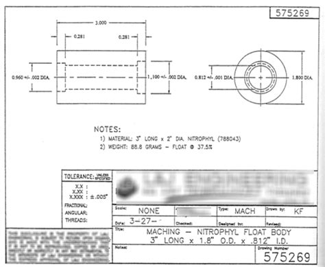 Drawing Format And Elements Engineering Design Mcgill University