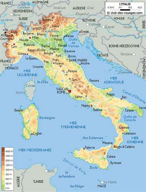 Carte Italie » Vacances - Guide Voyage