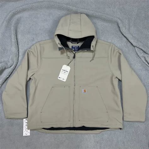 carhartt jacket super dux mens size 2xl beige sherpa lined rain insulated work 99 99 picclick