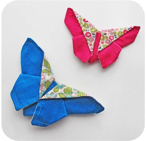 Silk And Cotton Lawn Origami Butterflies By Michellepatterns Via Flickr