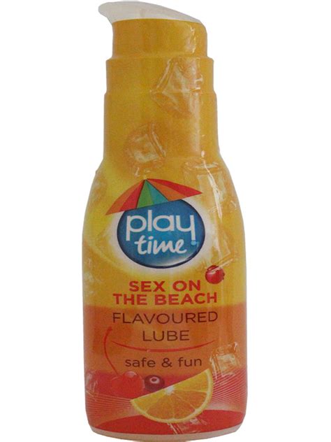 75ml play time flavoured lube lubricant water based gel edible sex aid bottle ebay