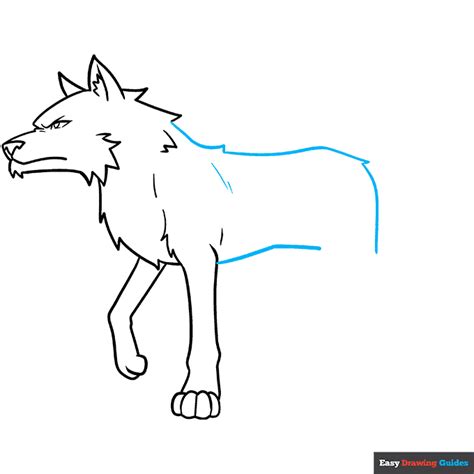 How To Draw An Anime Wolf Easy Step By Step Tutorial