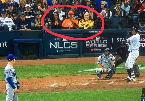 Superfans Front Row Amy Marlins Man Mandm Guy All At Game 7 Larry