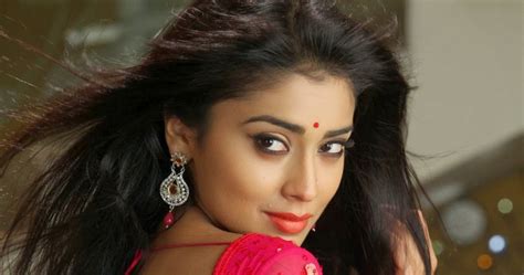 Shriya Saran In Red Saree From Telugu Movie Electrihot
