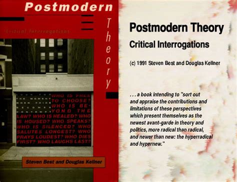 Best And Kellner Postmodern Theory