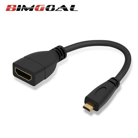 Bimgoal Micro Hdmi Male To Hdmi D Type Female Adapter Cable Convertor