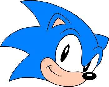 File:Classic sonic face.svg - Sonic Retro png image