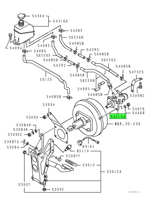 Mk429255 Mitsubishi Fuso® Brake Master Cylinder Assembly Source